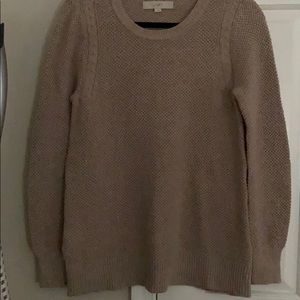 Taupe crewneck sweater